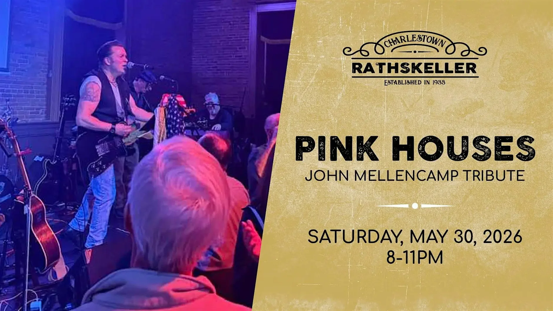 Pink Houses (John Mellencamp Tribute) at the Charlestown Rathskeller 2026