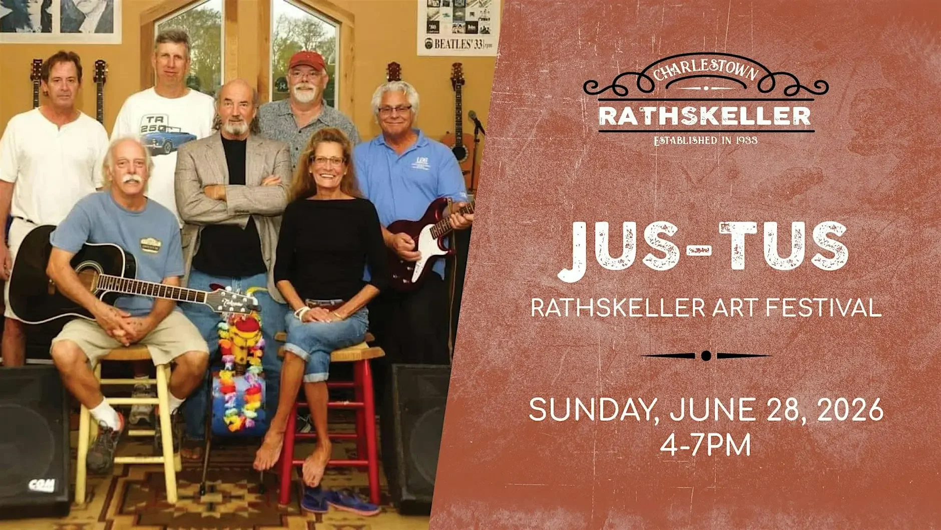 Jus-Tus at the Charlestown Rathskeller's Art Festival 2026