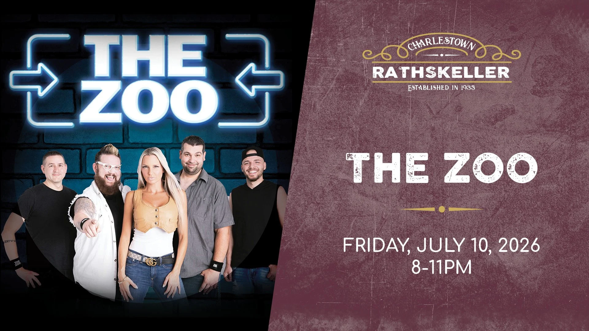 The Zoo at the Charlestown Rathskeller 2026
