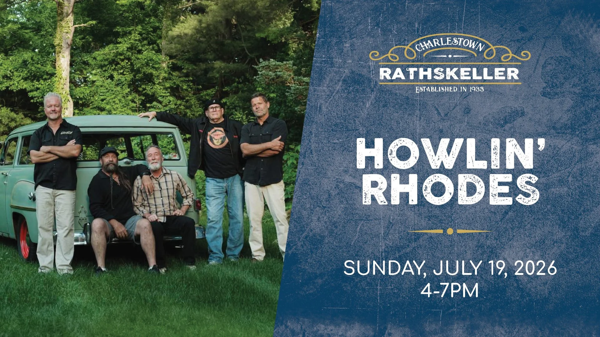 Howlin' Rhodes at the Charlestown Rathskeller 2026