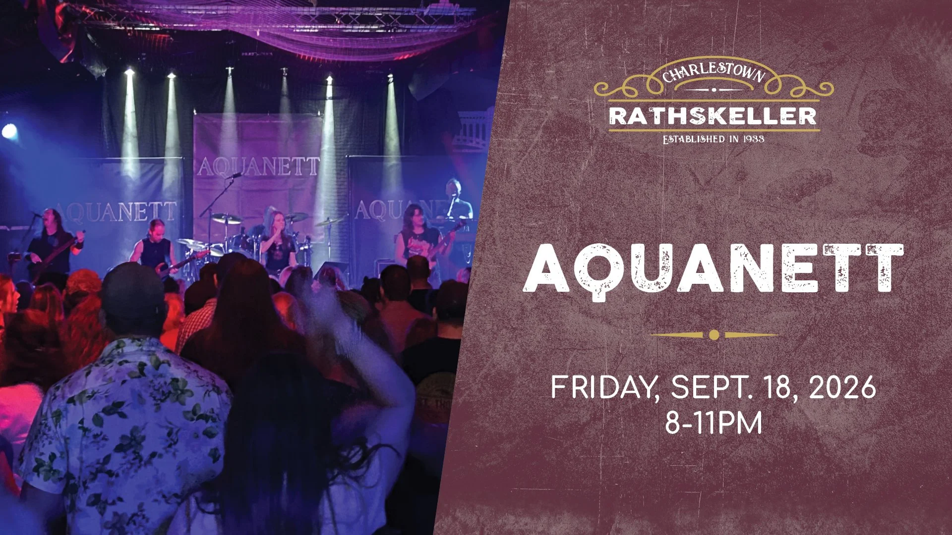 Aquanett at the Charlestown Rathskeller