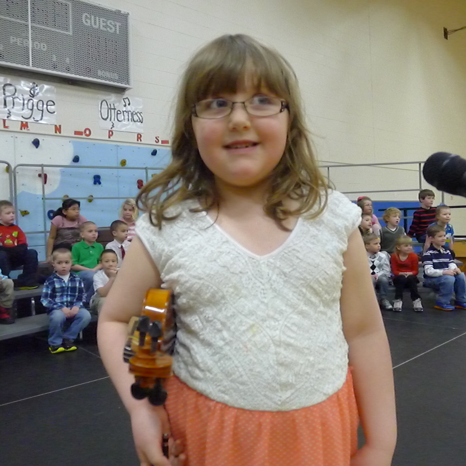 Spring recital time at Sunnyside School
