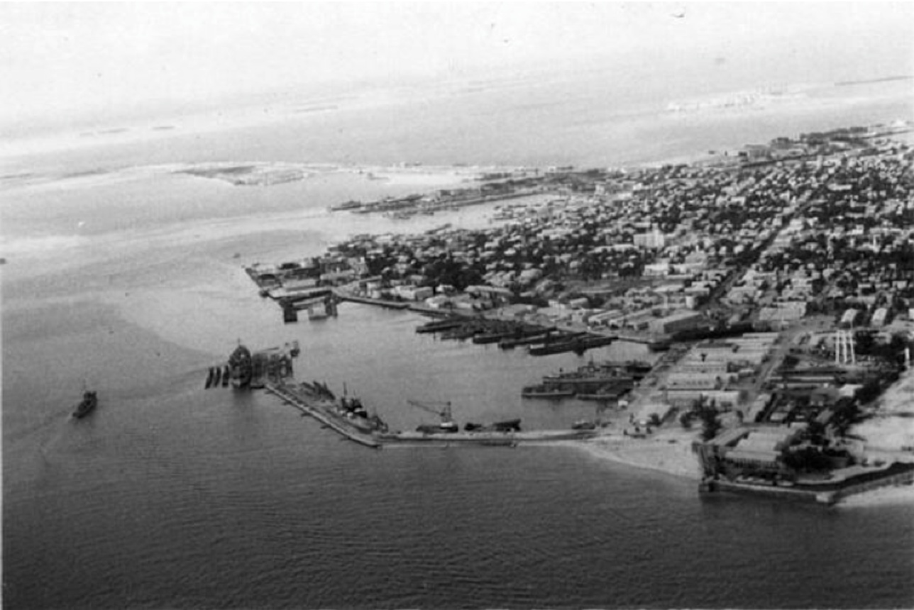 1951 - 1953 South side of former causeway to the corner of Osceola and Adair filled in and the North side of Fort filled in. 