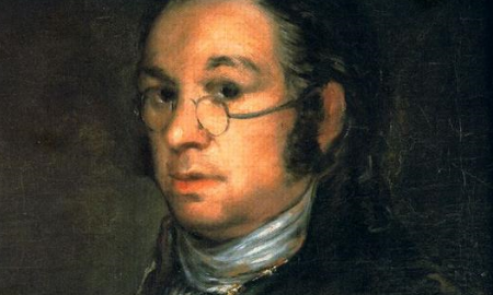 Francisco José de Goya, Self portrait with spectacles, ca 1800