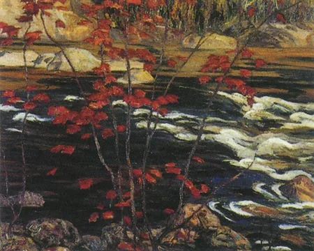 A.Y. Jackson, Red Maple, 1914