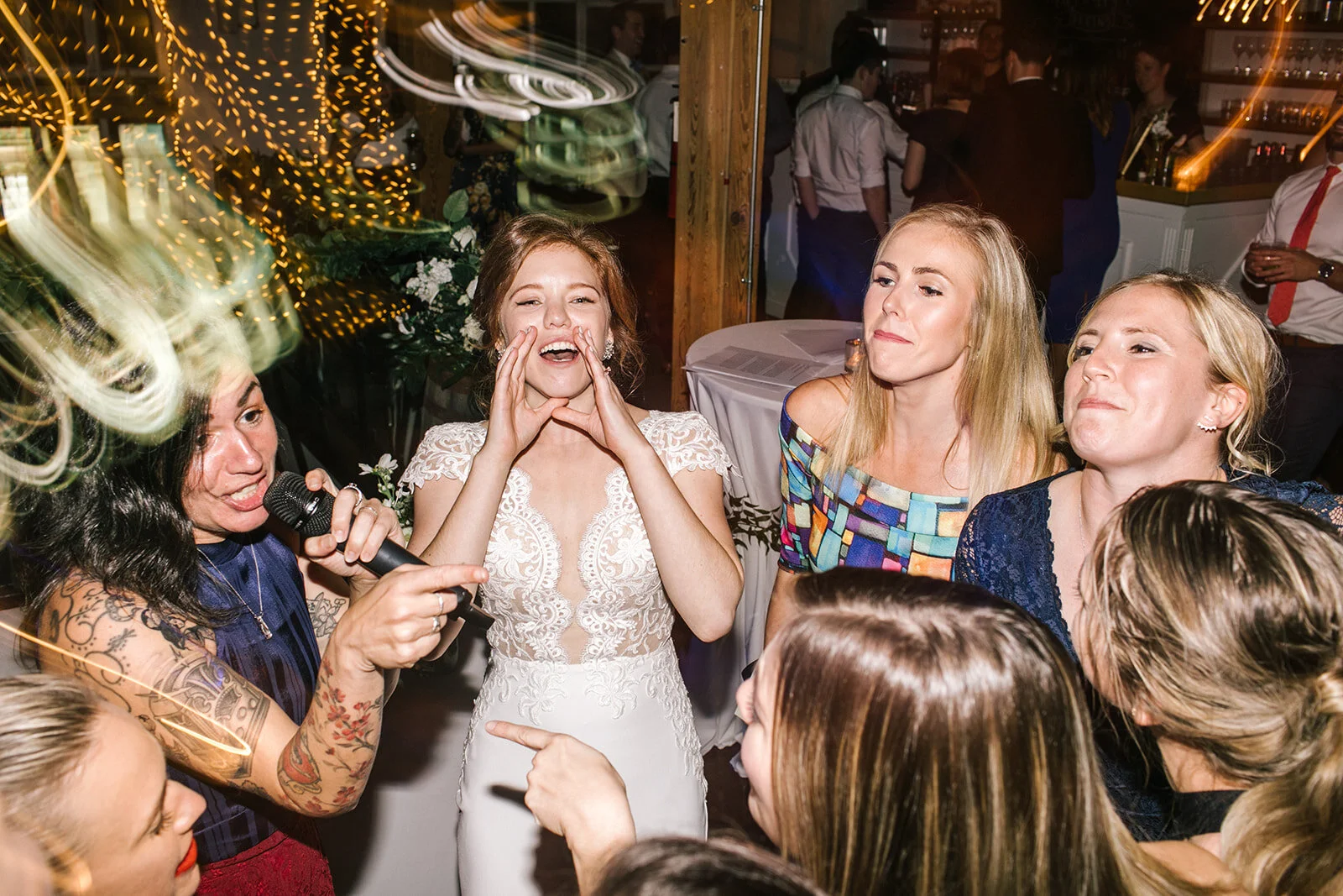  Photography | @tamara_lockwood  Dress | @jealousbridesmaids  Florals | @theweekend_florist  Hair | @angela.deb.stylist  Makeup | @karimasumar  Band | @parksidedrive 