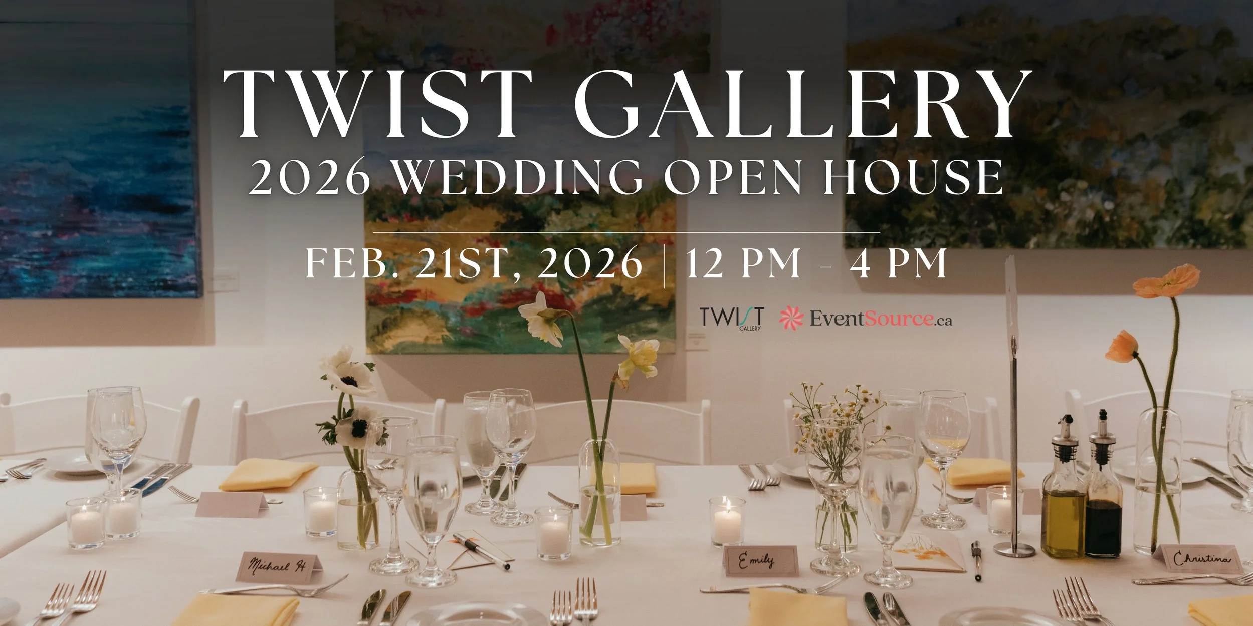 A Beautiful Celebration of Love: Wedding Open House At Twist Gallery