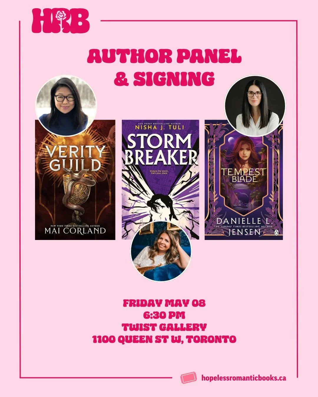 Romantasy Book Launch Event for Storm Breaker