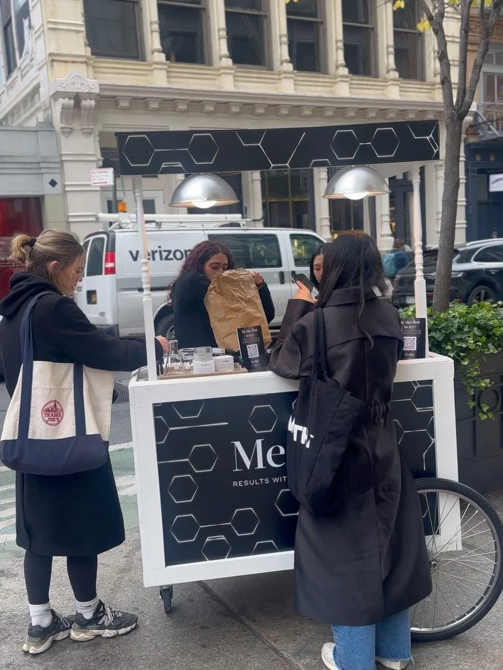 The glow cart rolls on ✨
Catch our custom built pop-up carts with Medik8 at these prime NYC spots:

📍 Tues, Nov 4 &ndash; Bleecker &amp; Perry
📍 Wed, Nov 5 &ndash; Spring &amp; Crosby
📍 Wed, Nov 12 &ndash; 5th Ave &amp; 19th
🕚 11AM&ndash;3PM

Gra