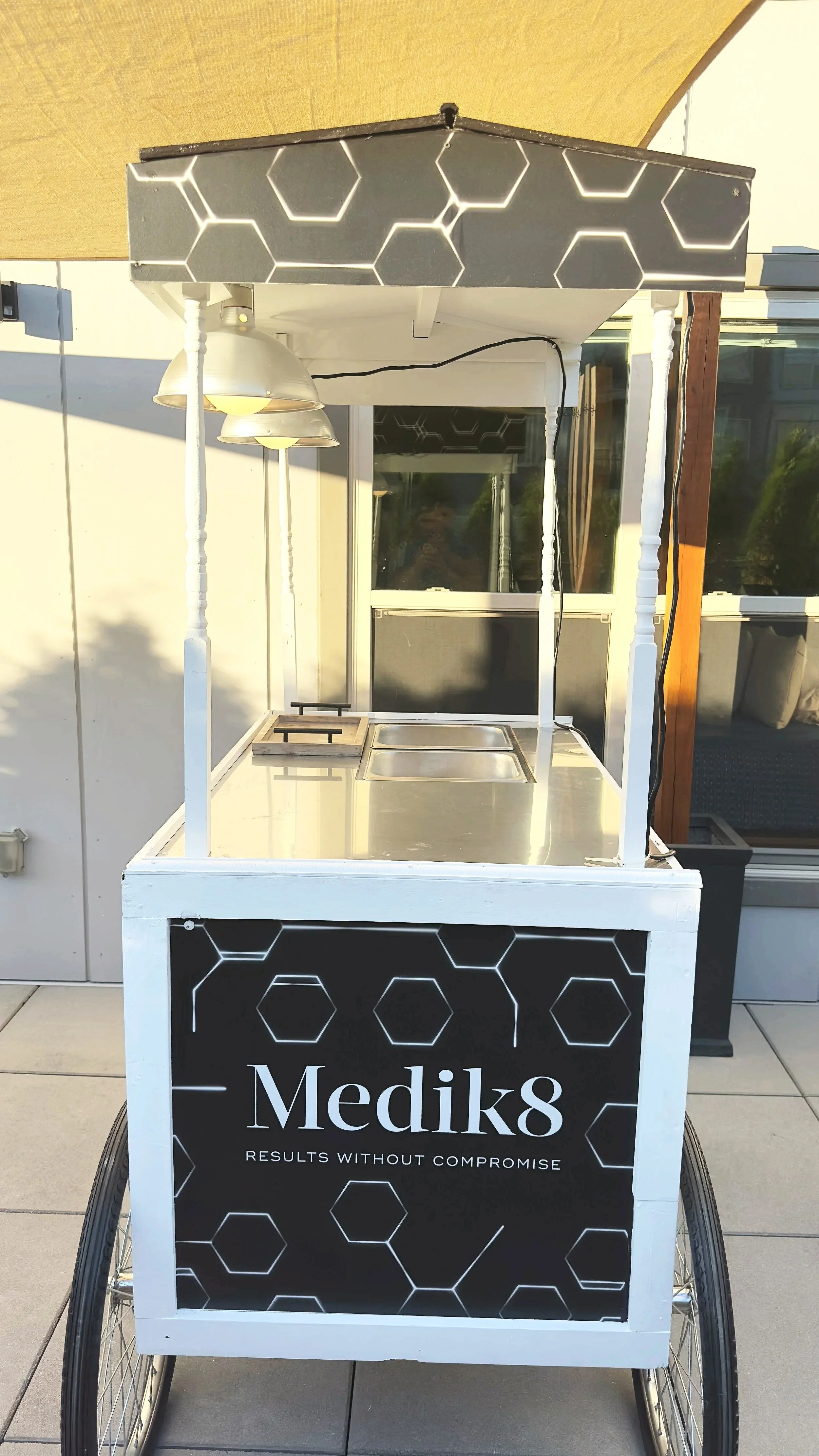 Medik8 Pop-Up Cart Dual Side Panels Display