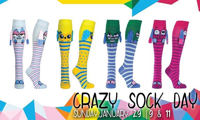 This Sunday in Church is a WACKY one! Because it&rsquo;s crazy sock day! Make sure to wear your craziest socks! #ChurchShouldBeFun