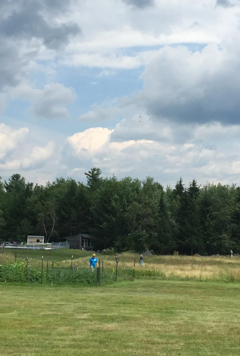 Ok, letting it out a little bit further was not a good idea. After getting snagged in the trees, the attempt to free the line ended up snapping the tether. Bye, bye, test balloon...