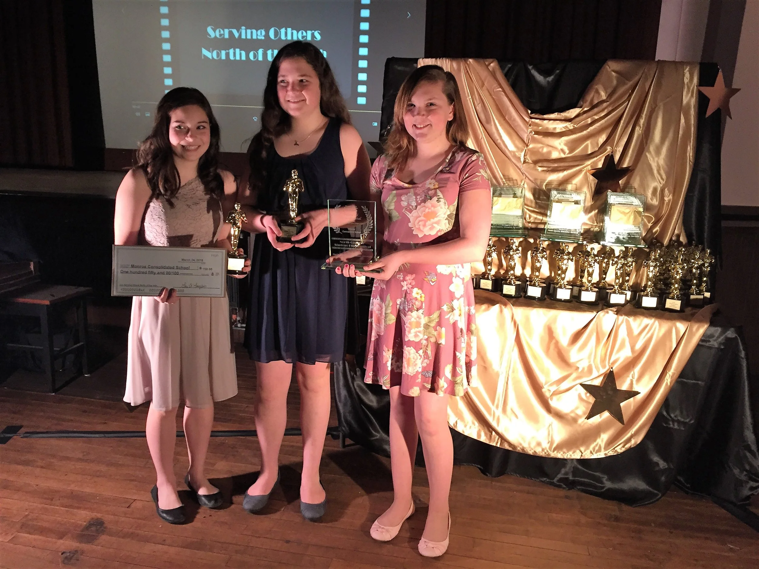 Winner (tie): Serving Others North of the 44th "1st and 2nd Grade Basketball" by Monroe Consolidated School