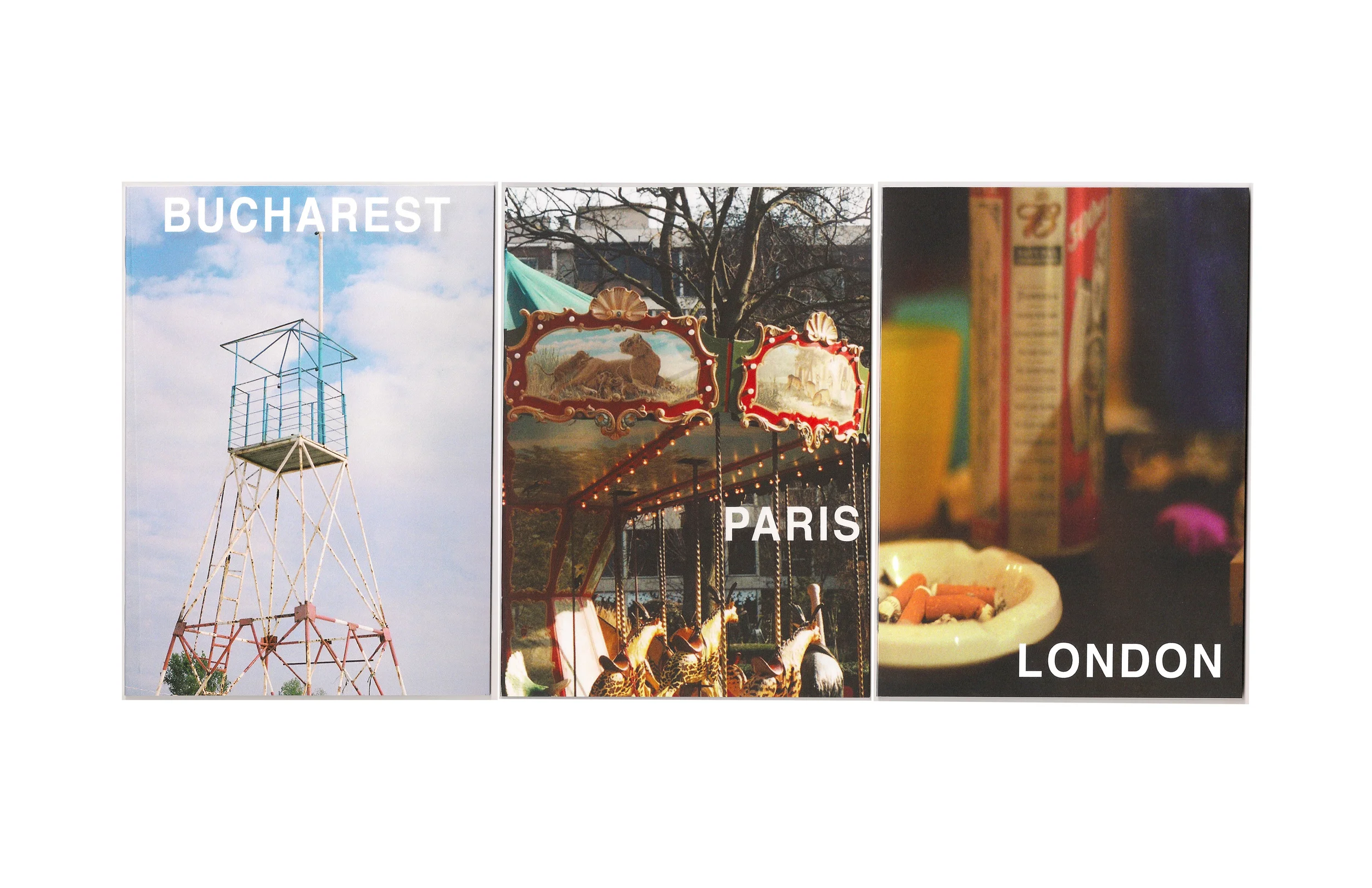 24 Hours In Set of three 5 " x 7 " booklets Staple bound Printed in a limited edition of 50