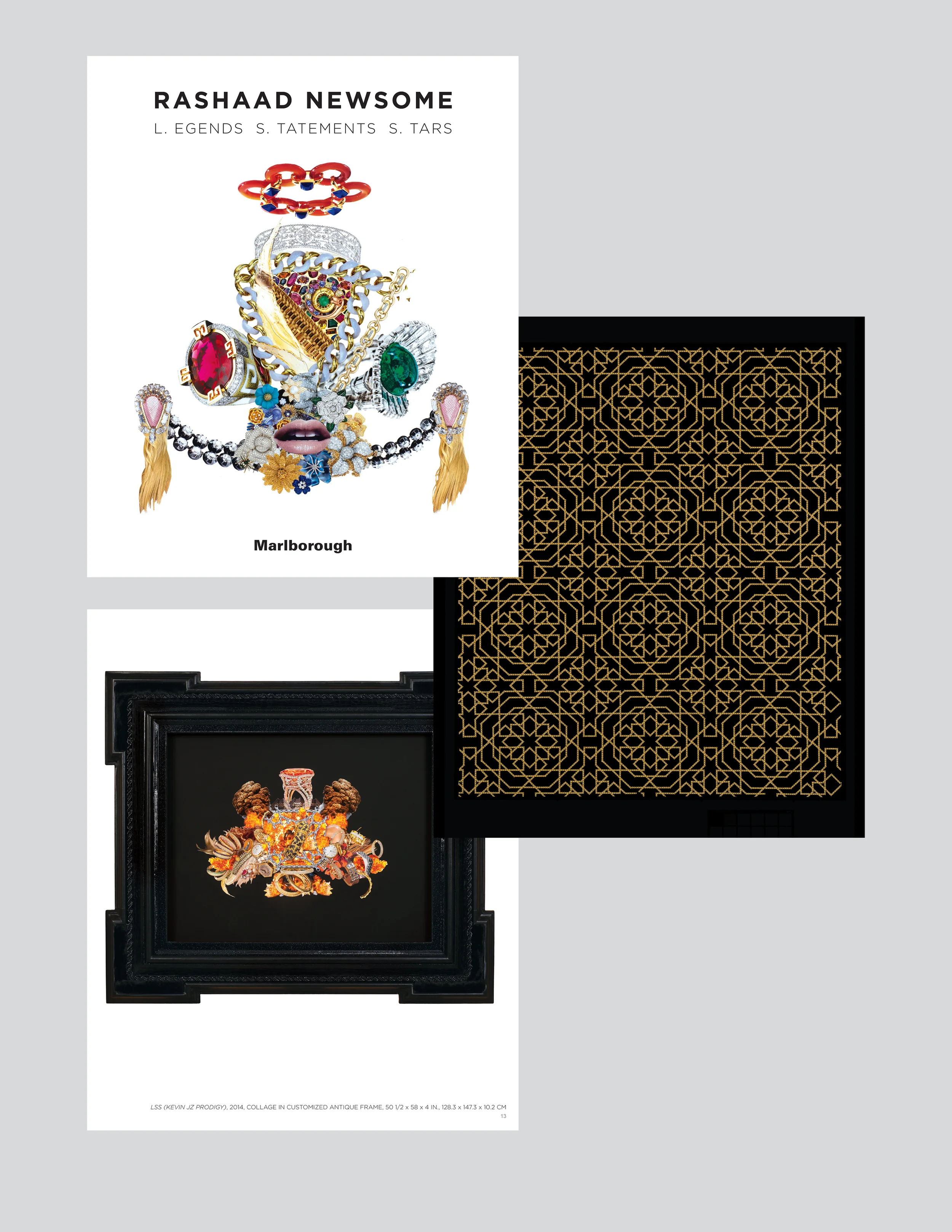  Catalog - Rashaad Newsome for Marlborough Gallery  full catalog can be viewed  here    