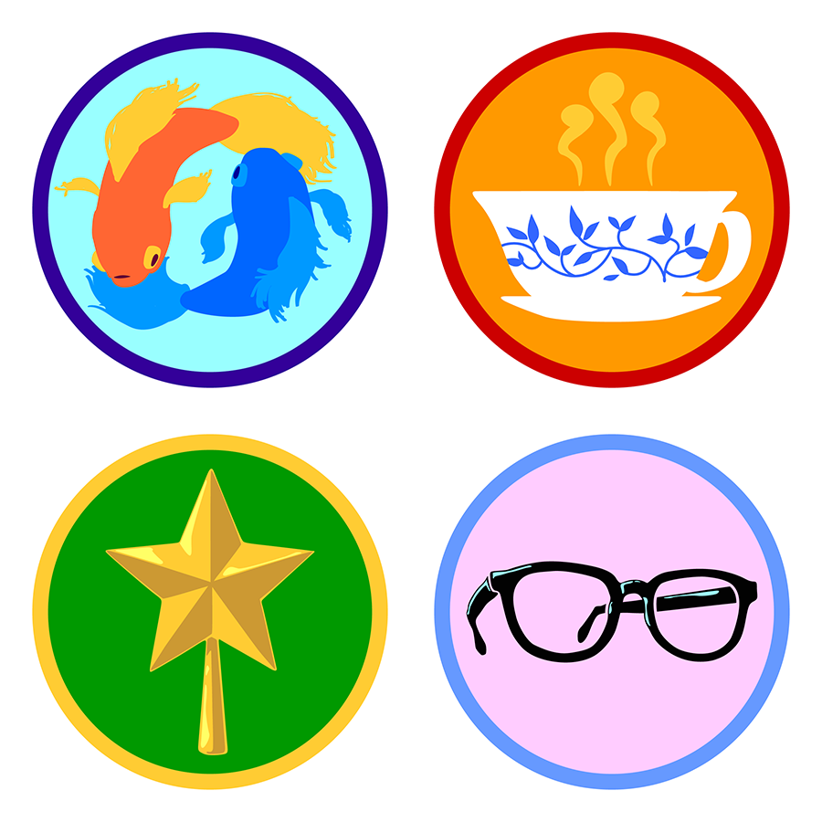  Web buttons for a suite of short films about childhood.  
