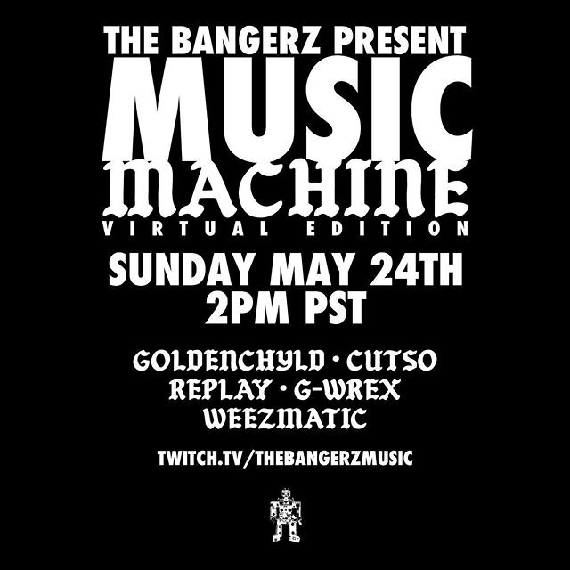 FRIENDS AND FAMILY JOIN US TOMORROW ON TWITCH.TV/THEBANGERZMUSIC !