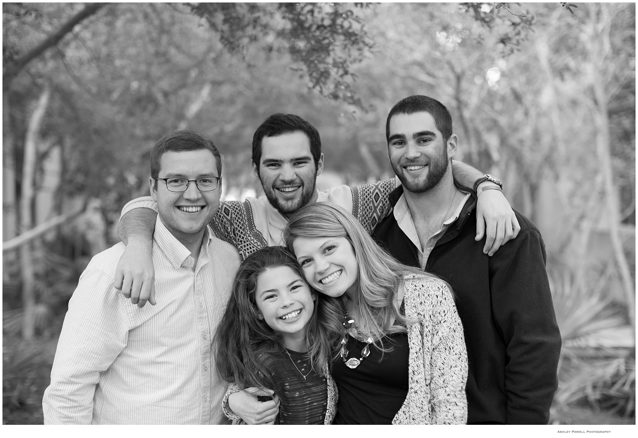 Those three grown men in the back? My younger brother and younger cousins! What?! When did y'all get so grown up!? 