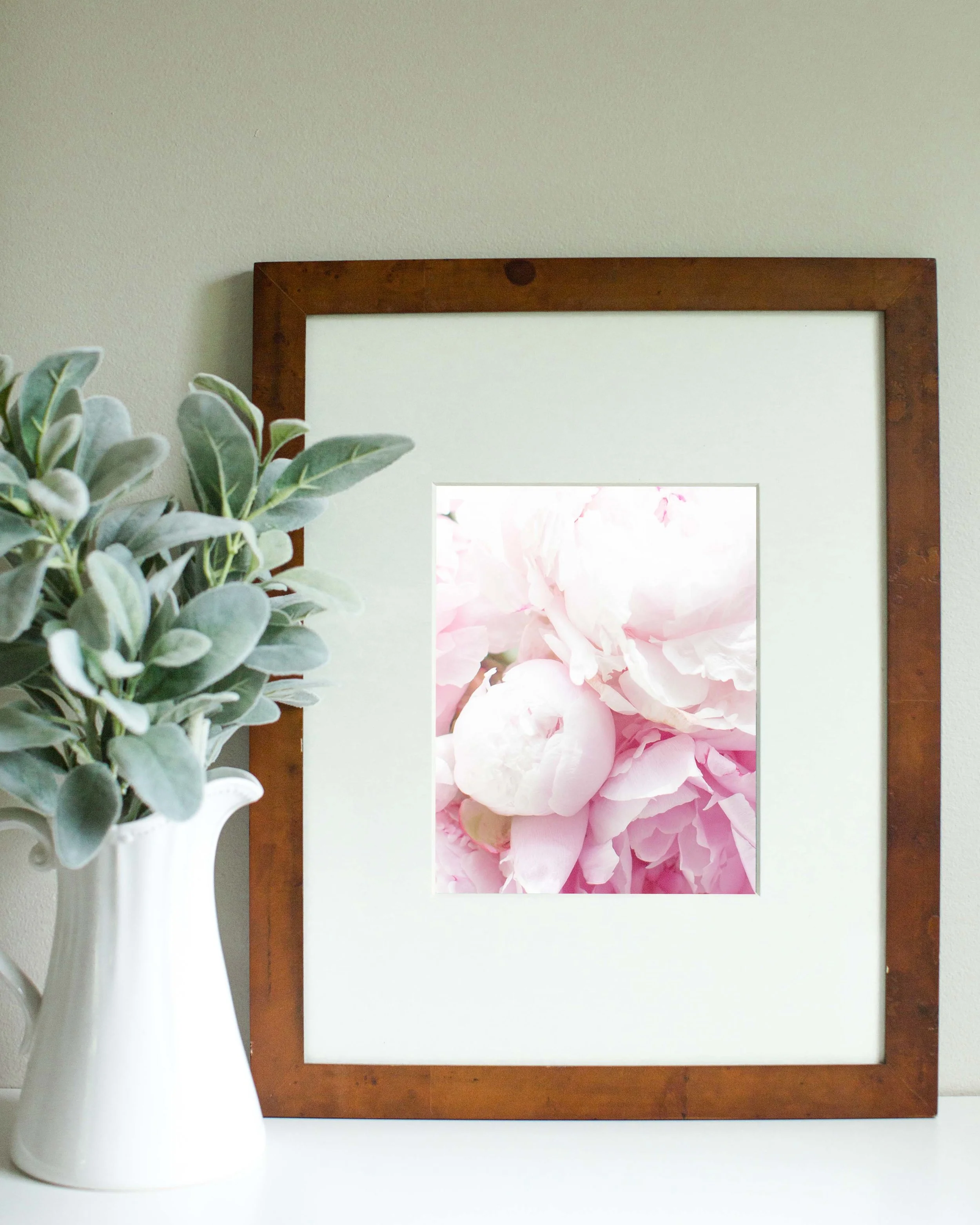 pink peony brown frame.jpg