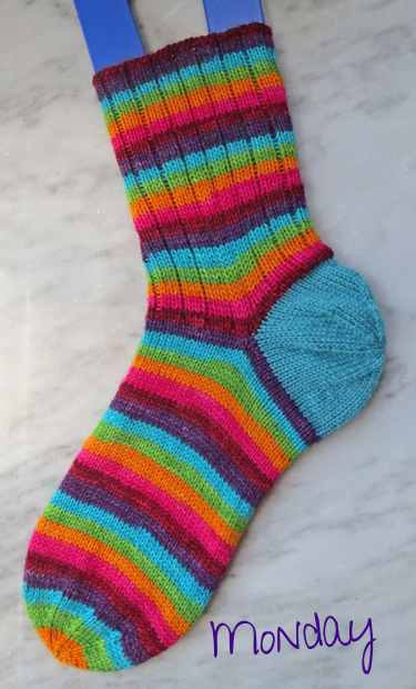 Simply Socks Yarn Co, Danxia Landform Striped Socks