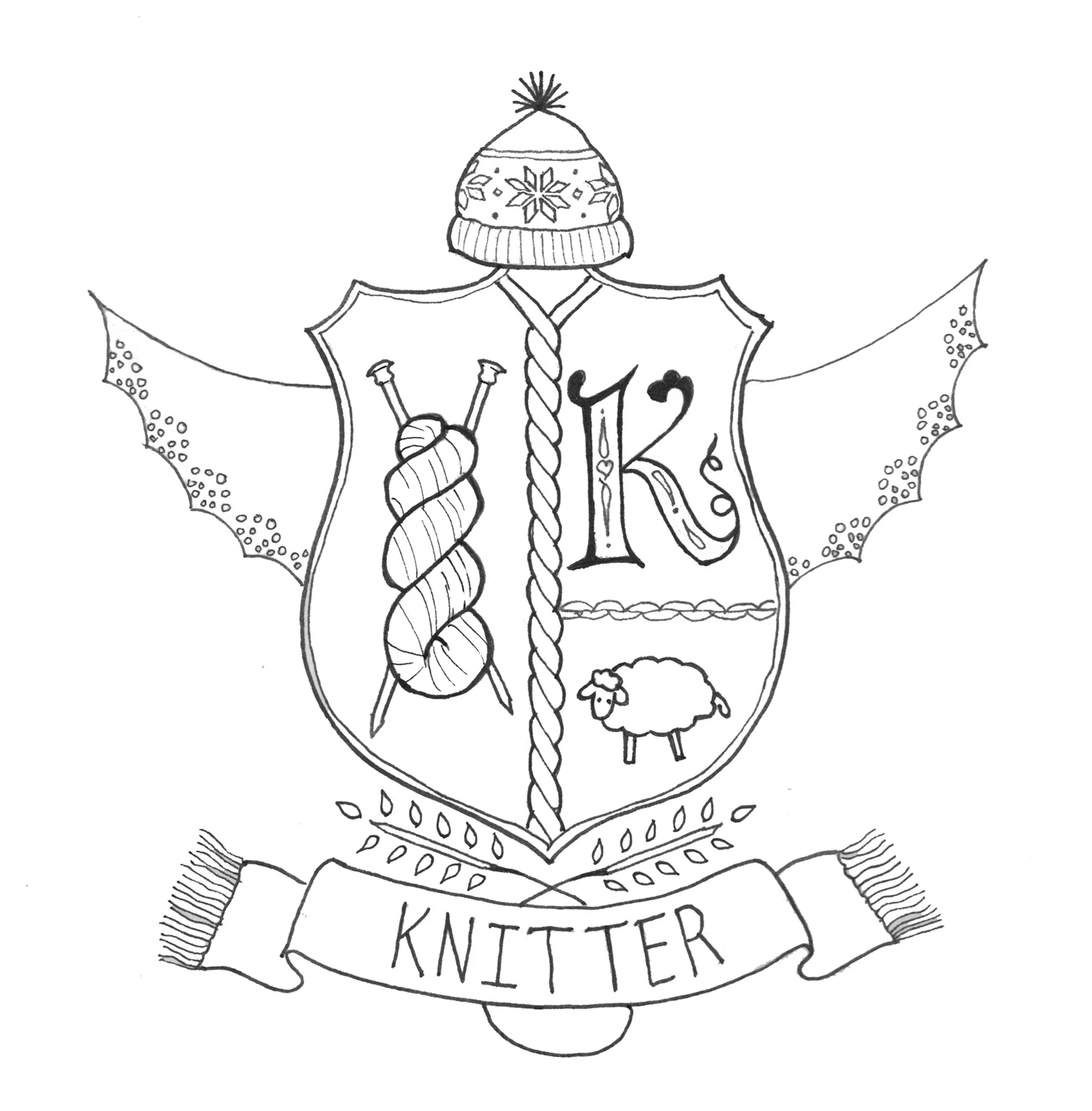 Knitters Crest