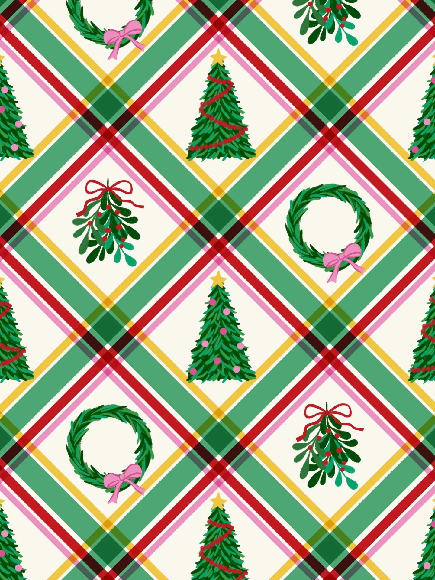 Joining the #frostyandfestive2025 drawing challenge for some fun, holiday drawing this month. It has been ages since I took part in an art challenge, and I&rsquo;m doing two right now, yikes!

The first prompt is &ldquo;Pine &amp; Plaid&rdquo;. 

Tha