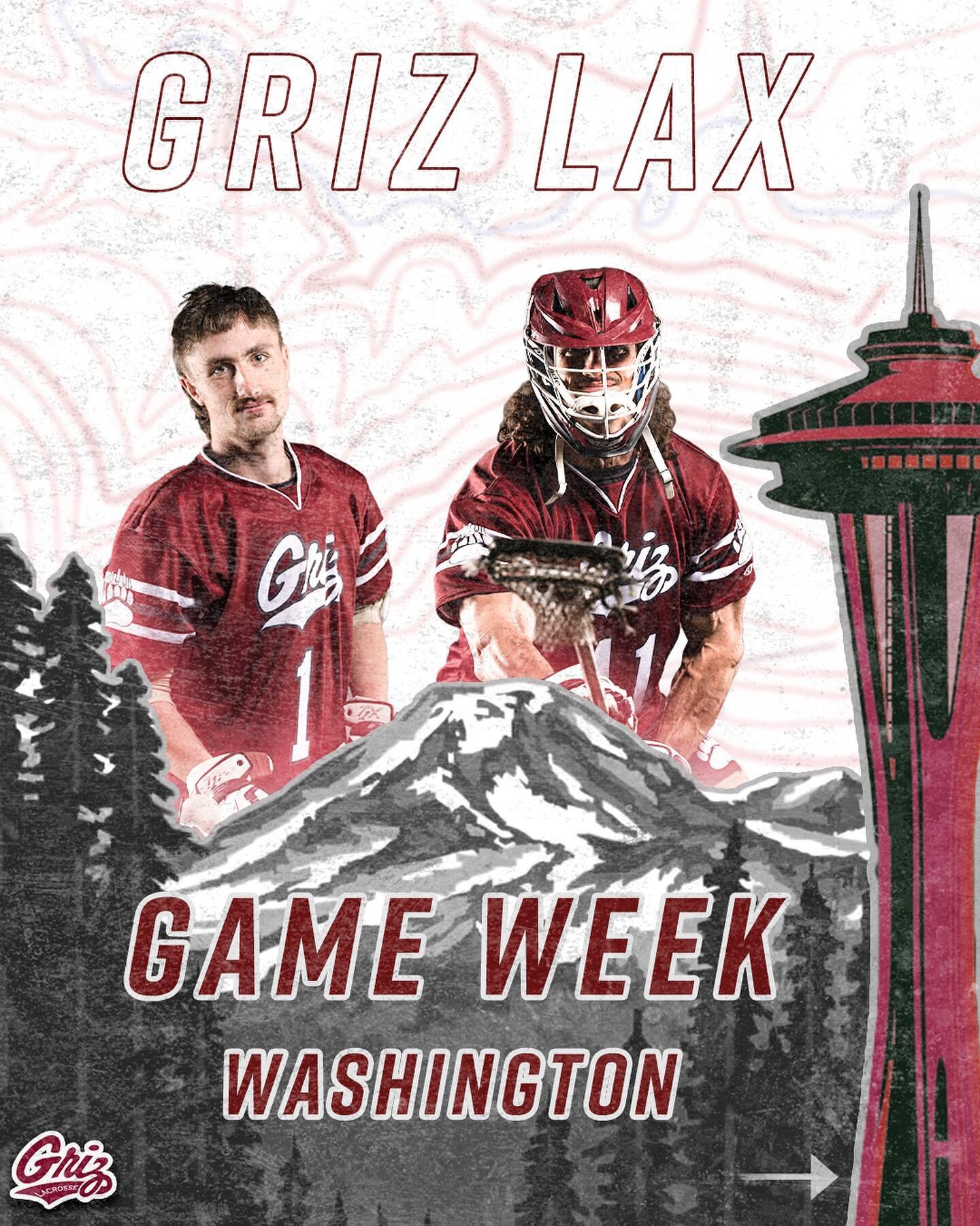 🚨 GAME WEEK 🚨

The Griz start their 2023 campaign in The Evergreen State as they take on @plu_lax - @wwumlax and @cwulacrosse. Be sure to catch the streams online! (Link In Bio)

#WhosFast #HAF