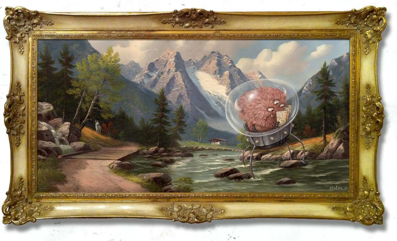 There's seriously nothing better than thrift store art