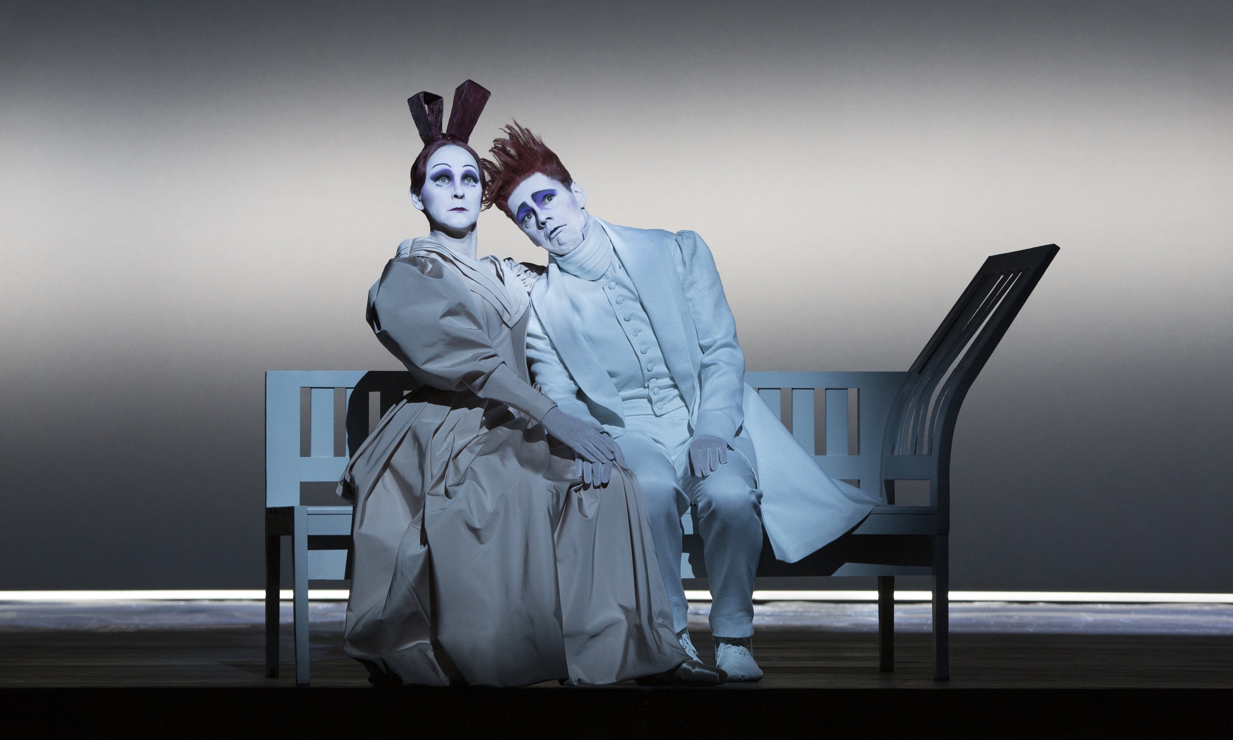 Rosa Enskat (Mother), Christian Friedel (Nathanael) Photograph © Lucie Jansch