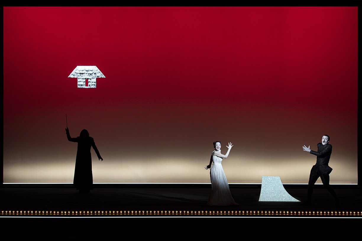 Act III, Scene 1 - Veselin Mezekliev (Prospero), Zhaklin Daskalova (Miranda), Plamen Dimov (Ferdinand)