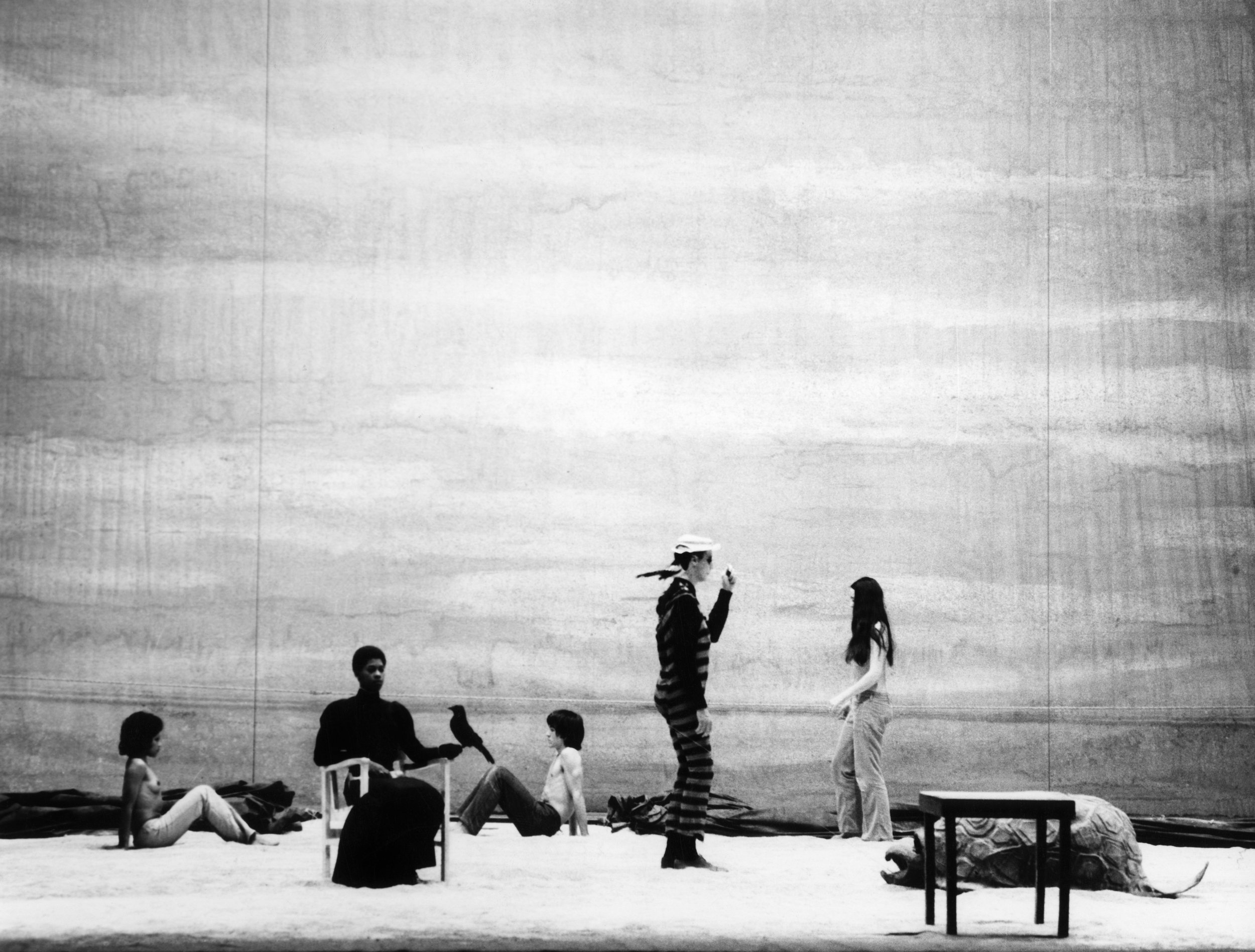 Act I (New York, 1971) - Sheryl Sutton (Birdwoman), Robert Wilson, The Byrd Hoffman School of Byrds