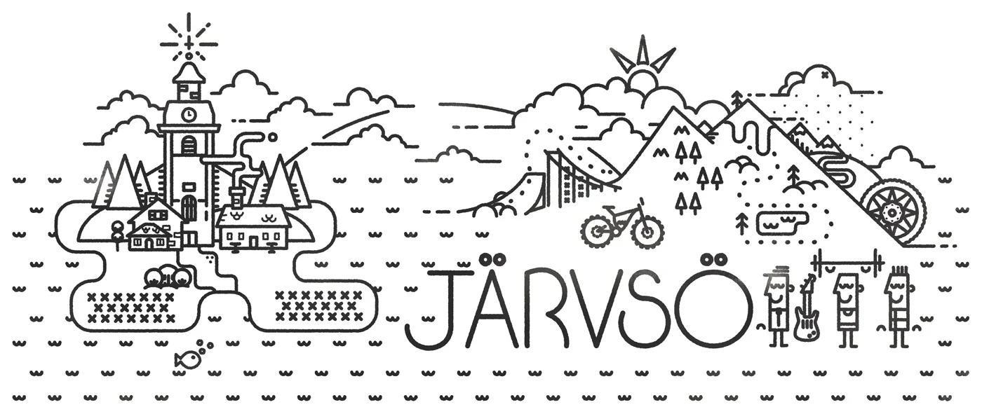 Jarvso Sweden simple tattoo design