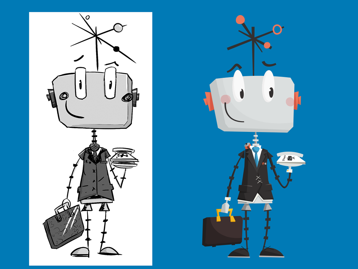Starting with basic blocks & colors help define where you want the eyes focusing
