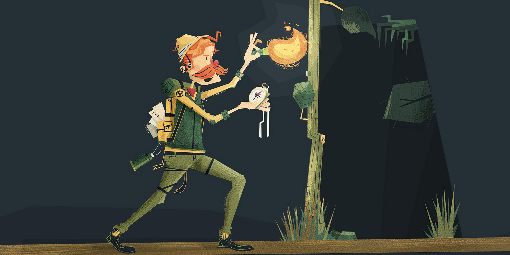Google explorer illustration full