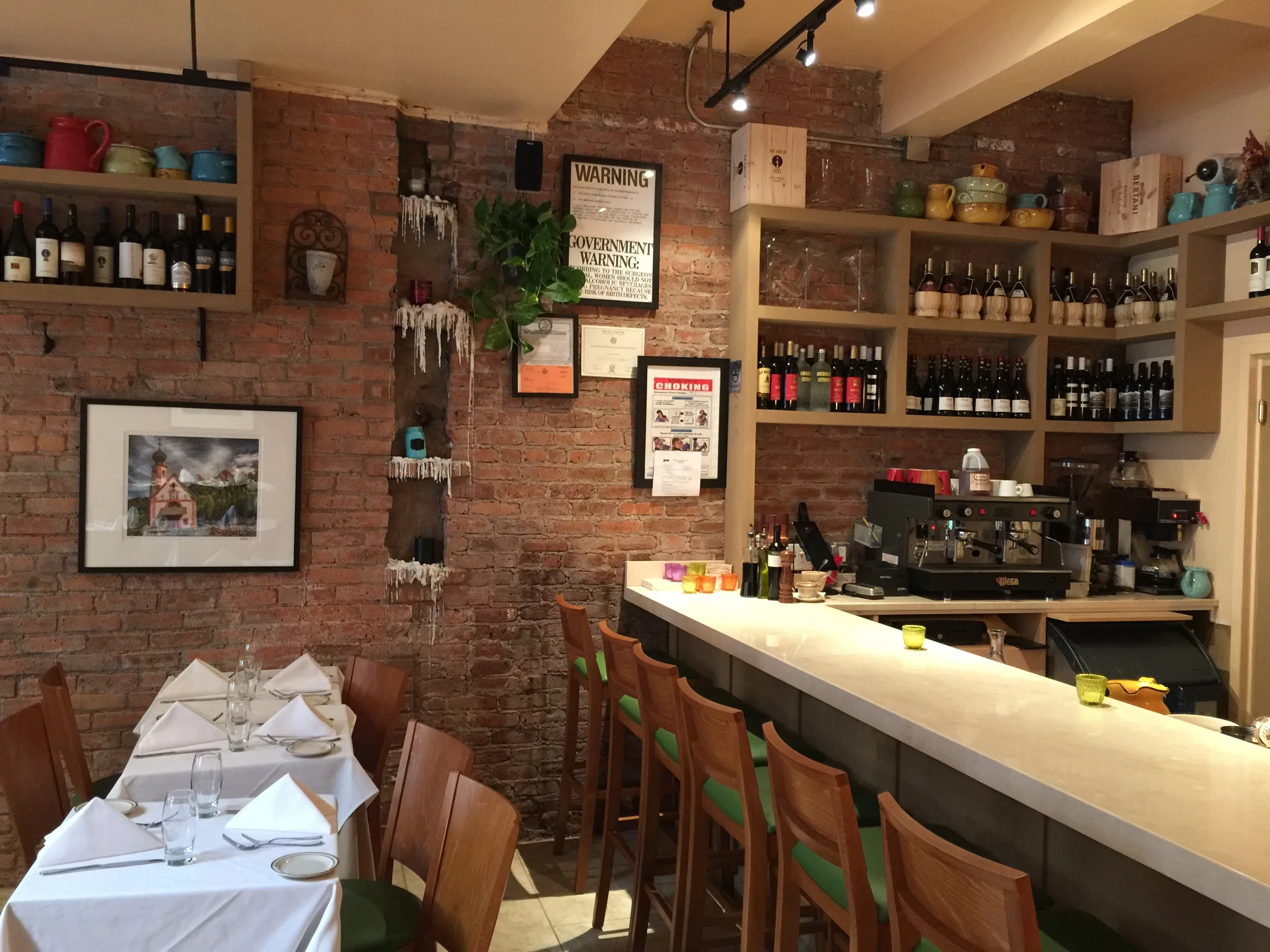 La Villetta Restaurant, 398 East 52nd Street, NY
