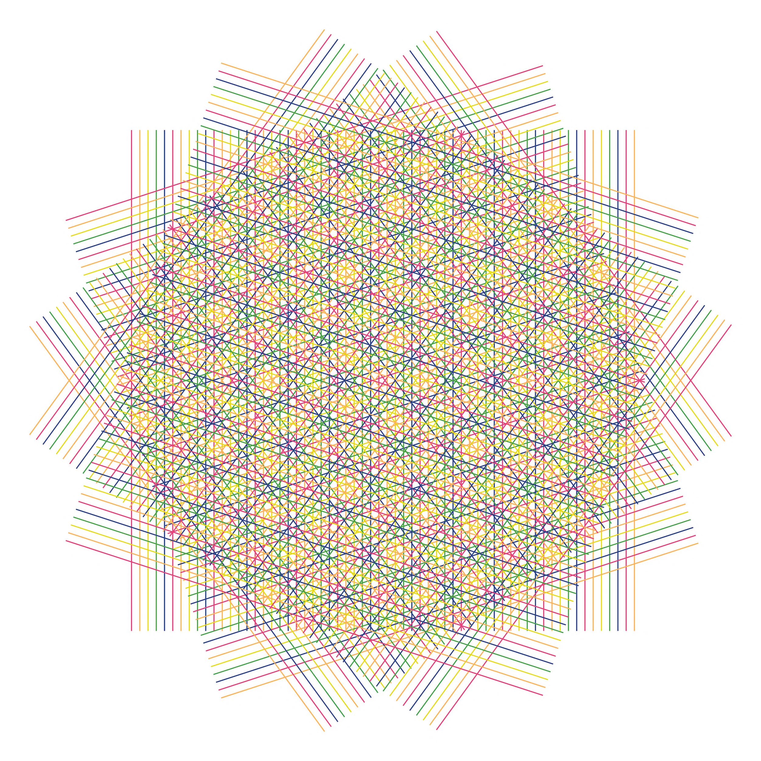 5 Zones , 35" x 35", digital print, 2012