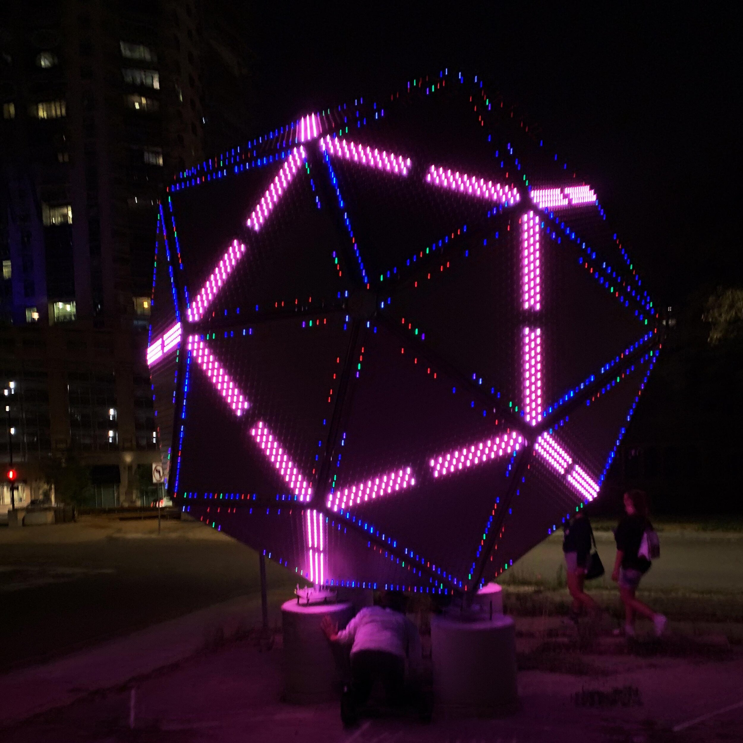 Friday, April 5 at sundown 🌅

Come see Clark&rsquo;s amazing Quadrivium sculpture as it lights up the intersection at E. 20th and Logan, Denver.

It is a contemporary masterwork to behold and an unforgettable experience.

For the back story, check o
