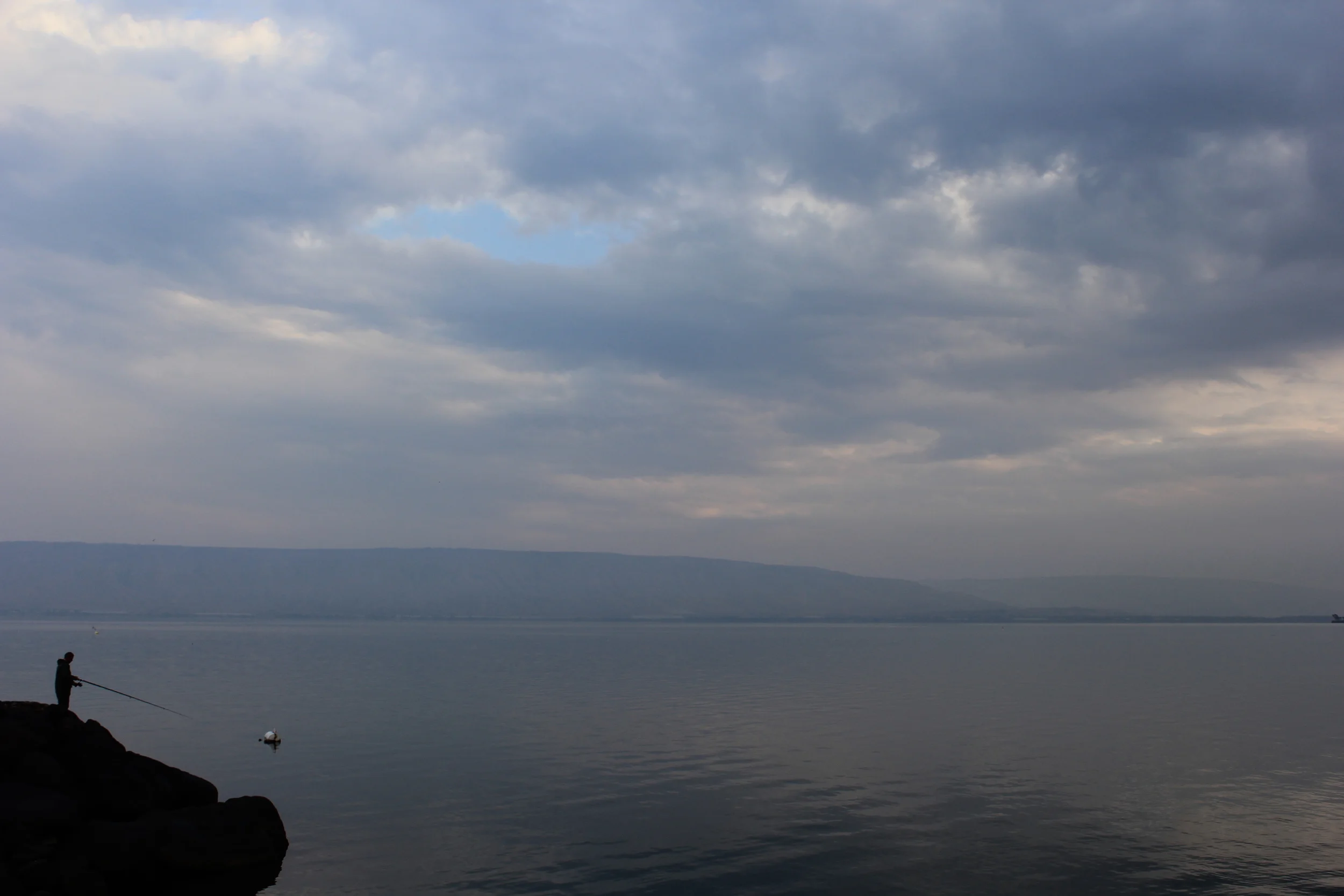 fisherman on the galilee