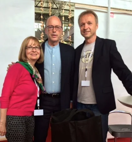 Anne and Mark with Ivica Matošević, winemaker and President of Vinistra