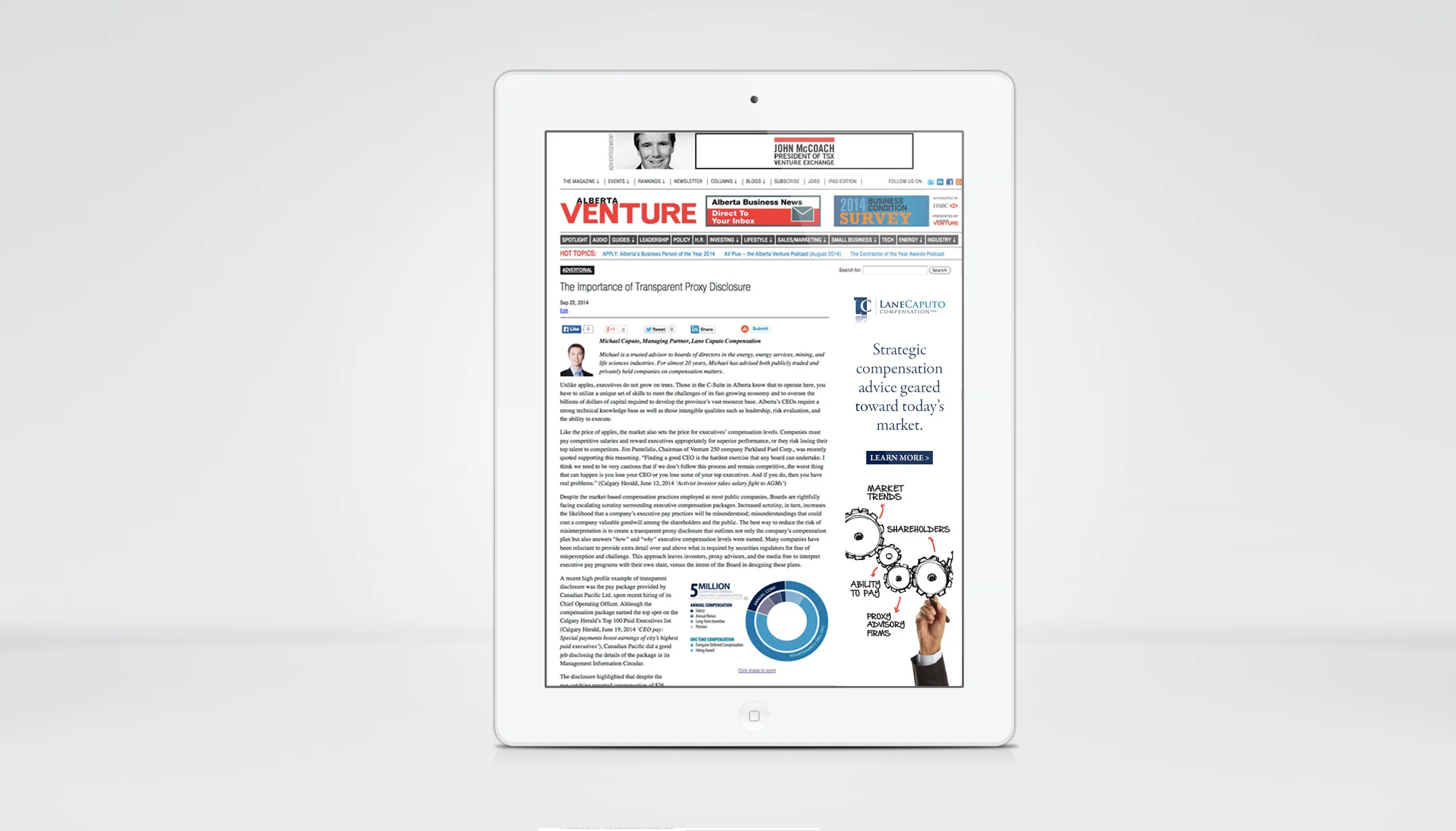 Lane Caputo Marketing Collateral Design Ten Iv Communications