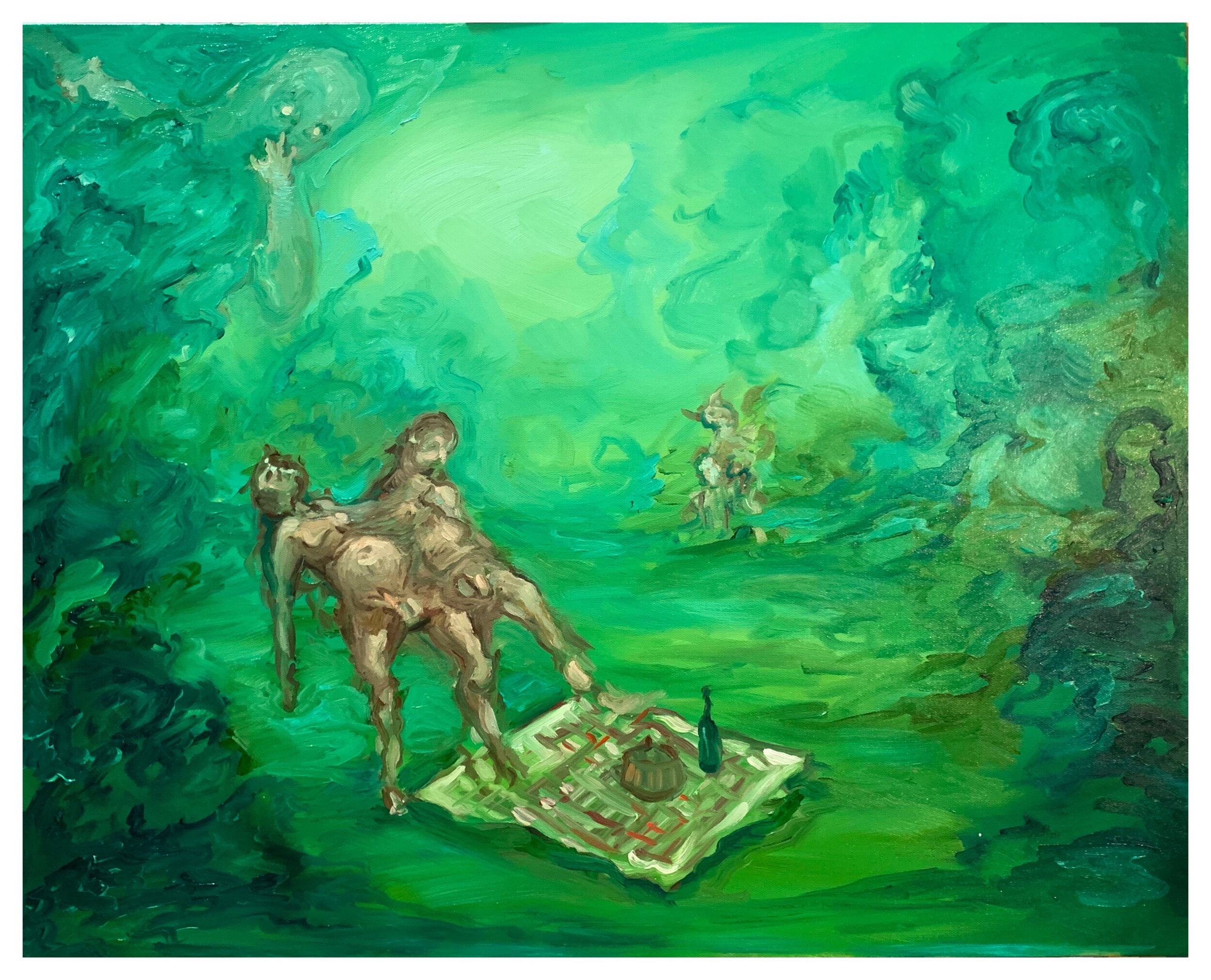 Picnic, 2020 24” x 30” oil on canvas