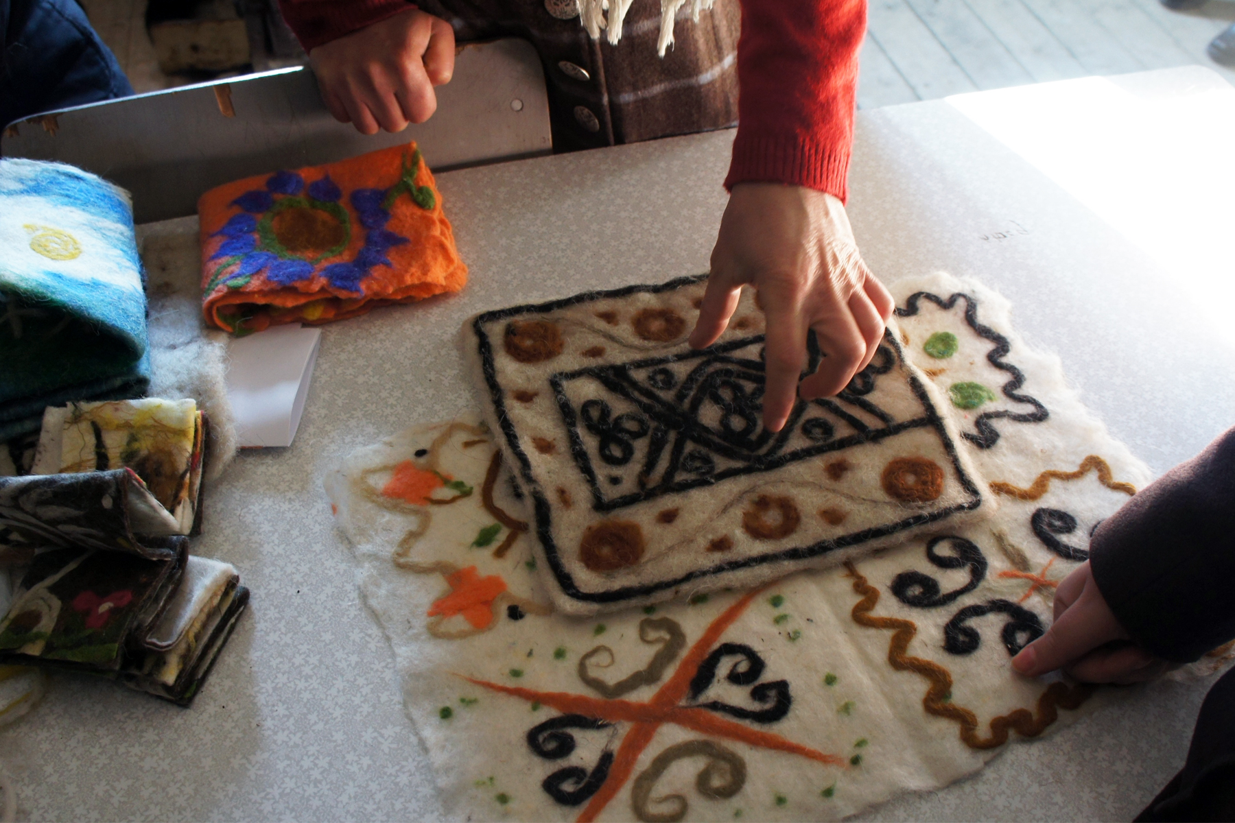 Women in Alvani share their Tusheti traditional design