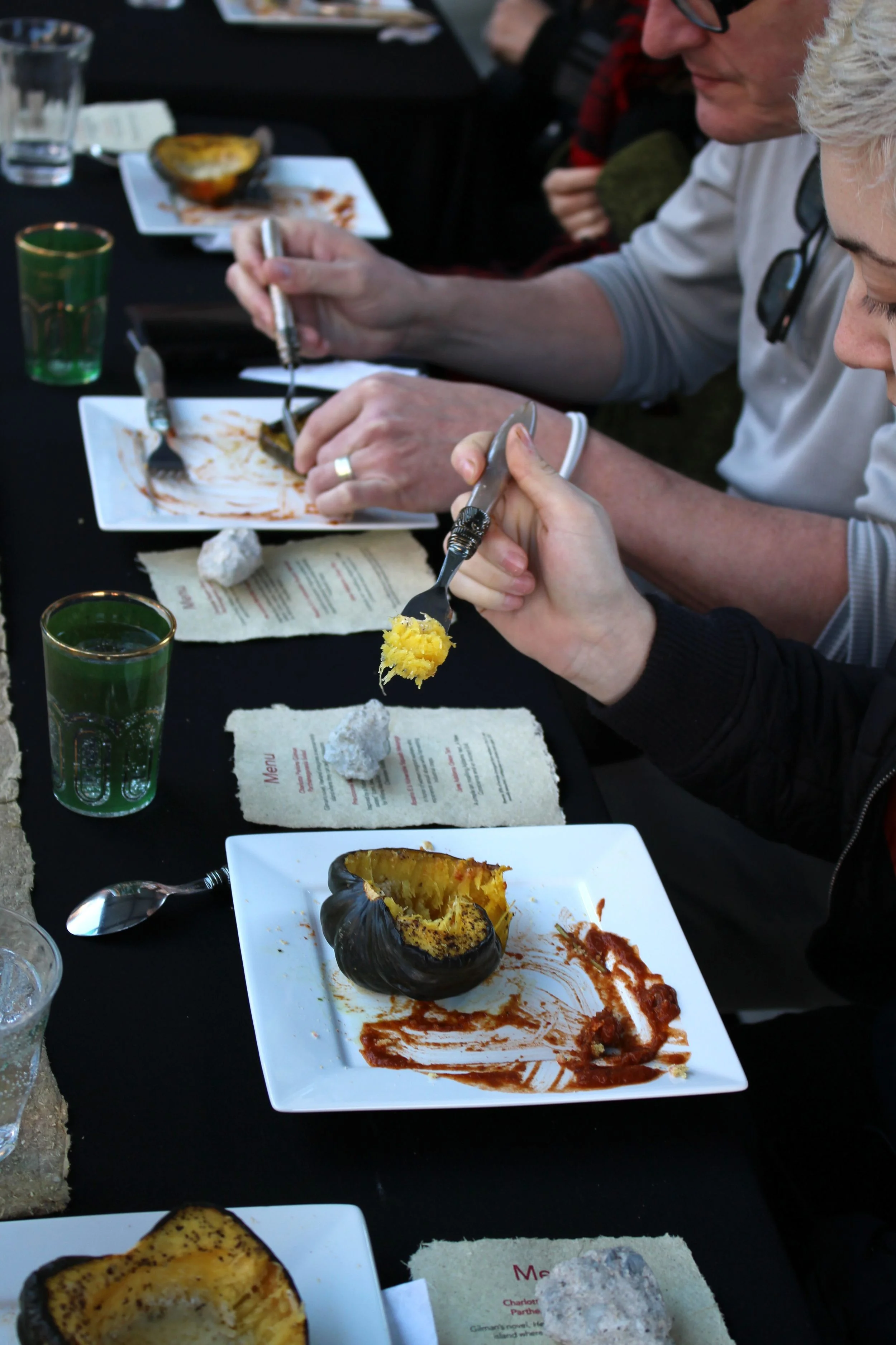 Food, Sex & Death event in the Papermaker's Garden.