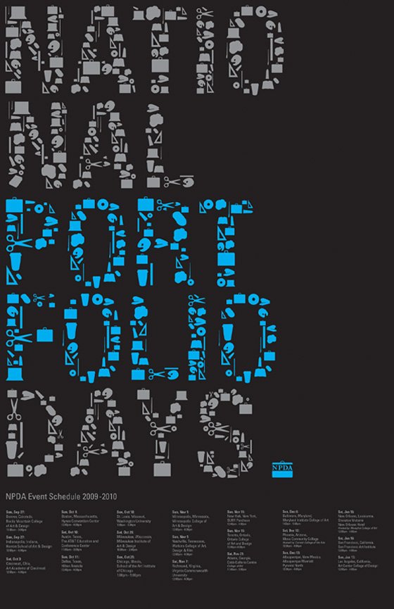 National Portfolio Days Poster