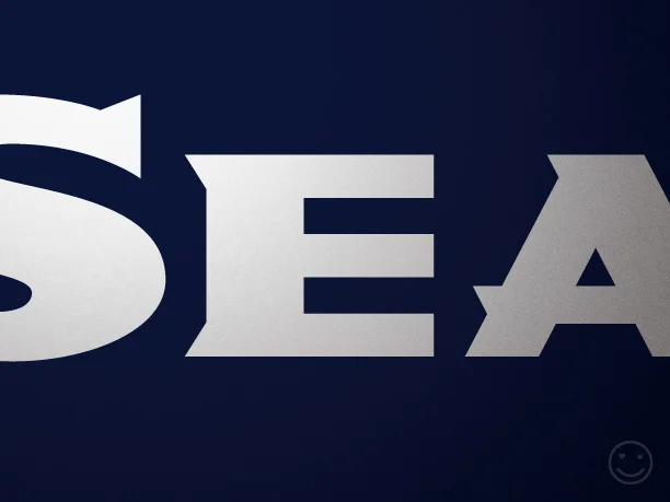 Seahawls Lettering Seattle Seahawks Logo Font