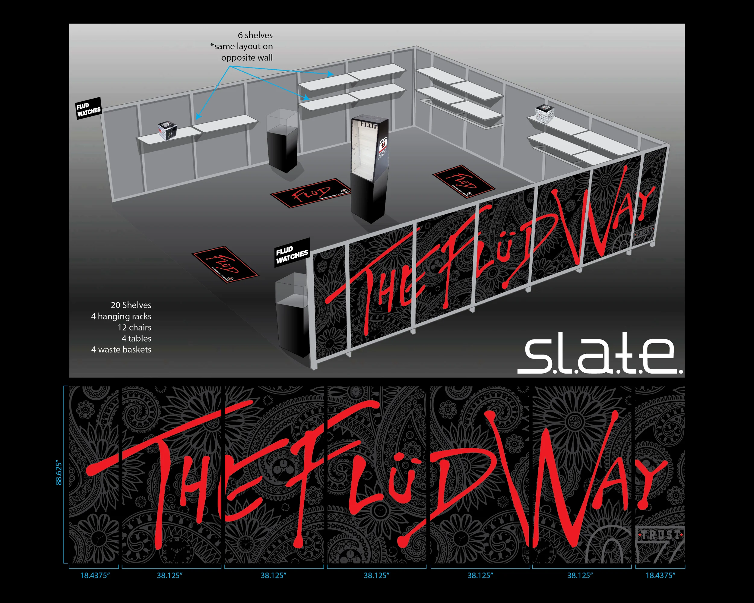 2013 S.L.A.T.E Booth Design Layout