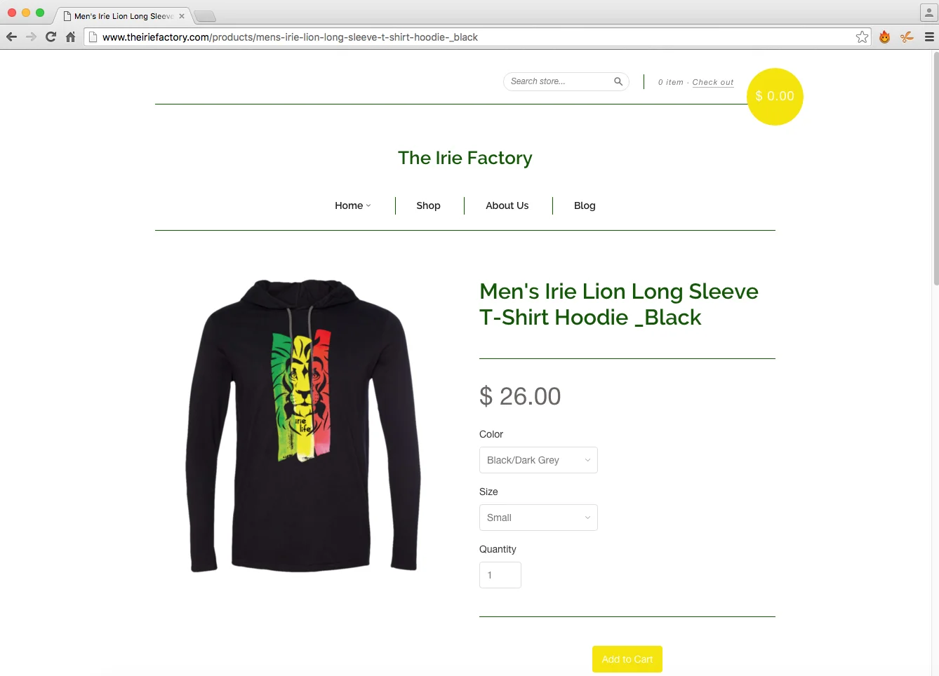 The Irie Factory Online Store