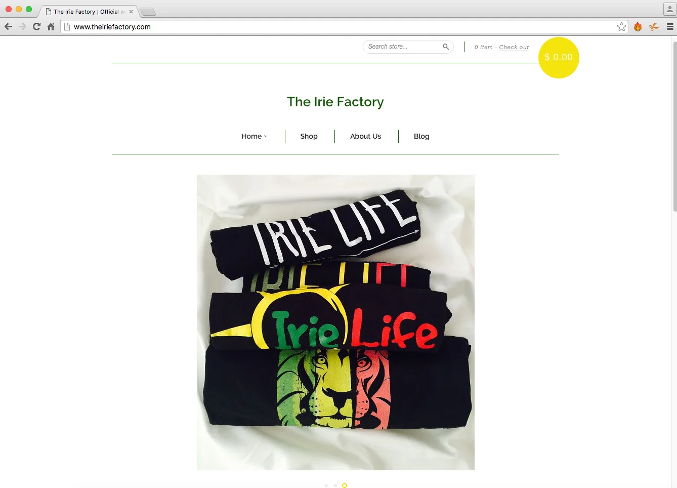 The Irie Factory Online Store