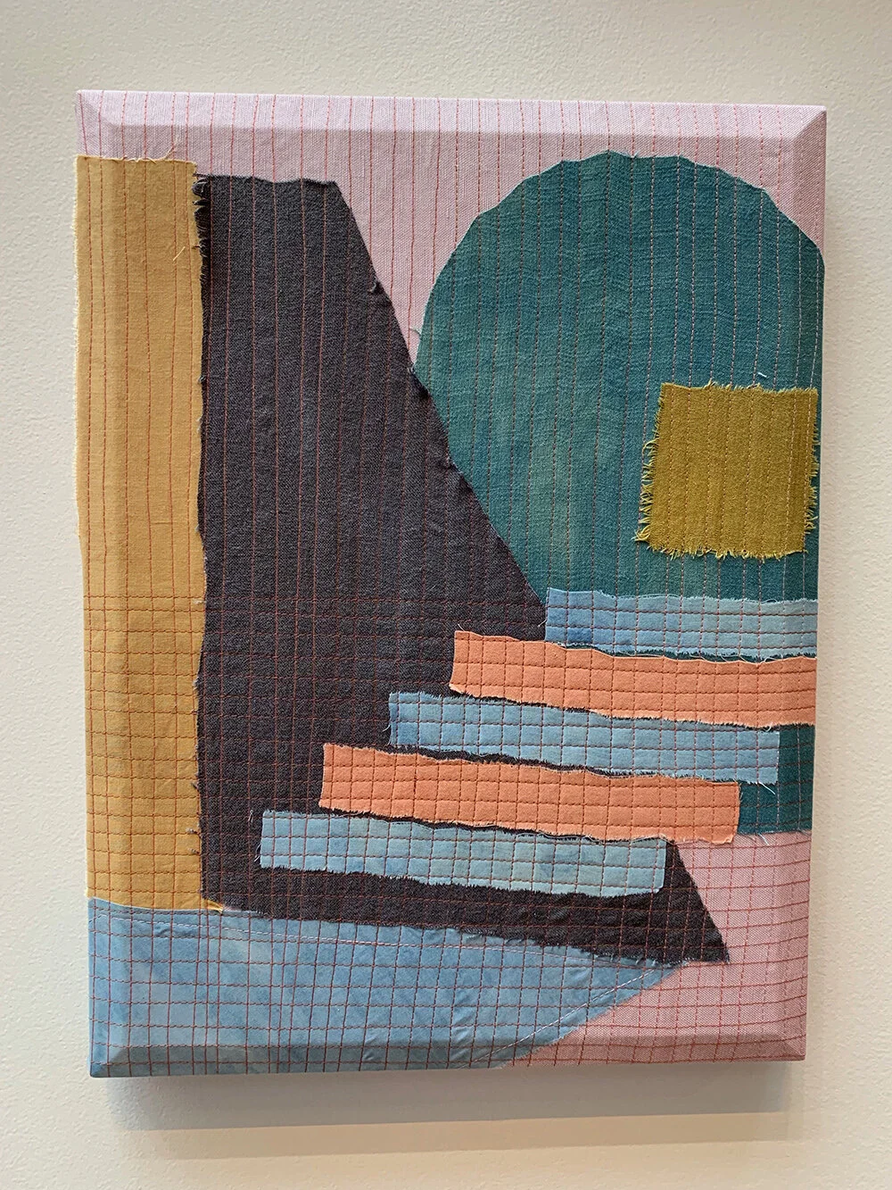 Naturally Dyed Art Collage #1