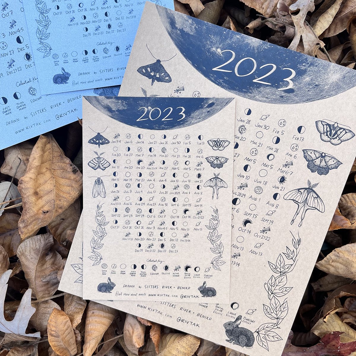 2024 Woodland Celestial Calendars — RIVTAK